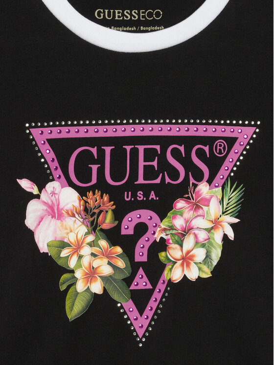 Guess Guess Camiseta J6GI23 K6YW4 Negro Regular Fit