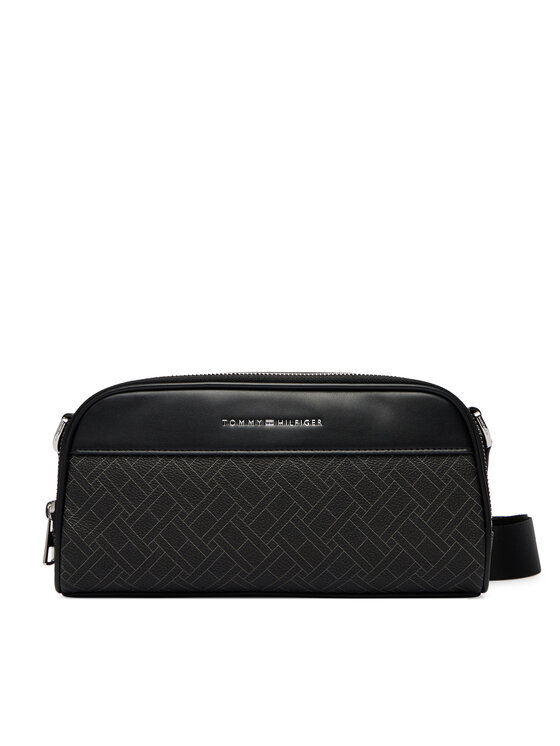 Tommy Hilfiger Taška cez rameno Tommy Hilfiger Th Flag Monogram Camera Bag AM0AM14297 Čierna