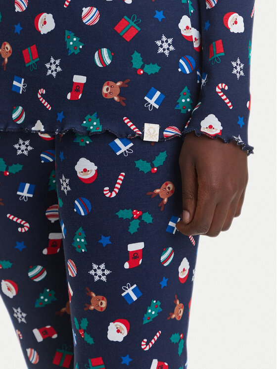 United Colors Of Benetton United Colors Of Benetton Pyjama 3SUP3P03N Dunkelblau Regular Fit