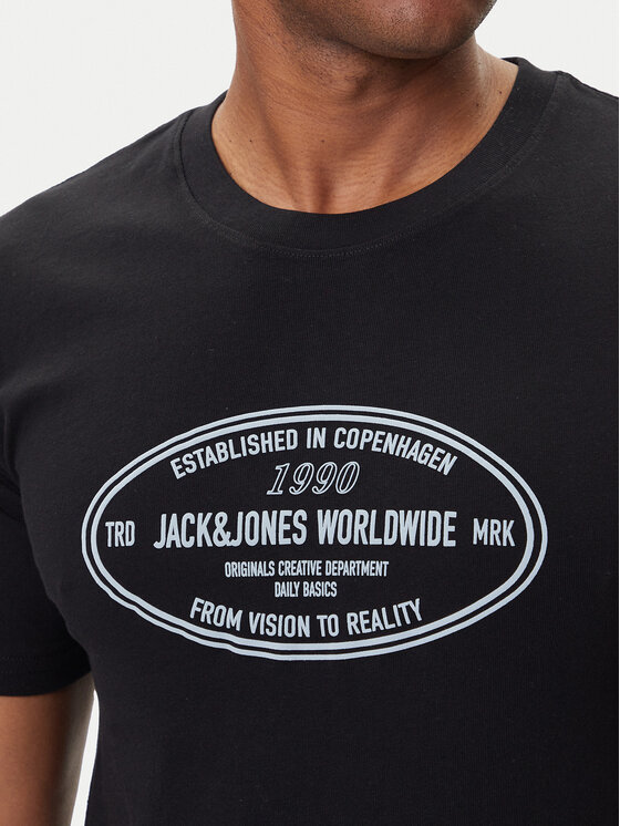 Jack & Jones Jack & Jones Camiseta York 12283800 Negro Relaxed Fit