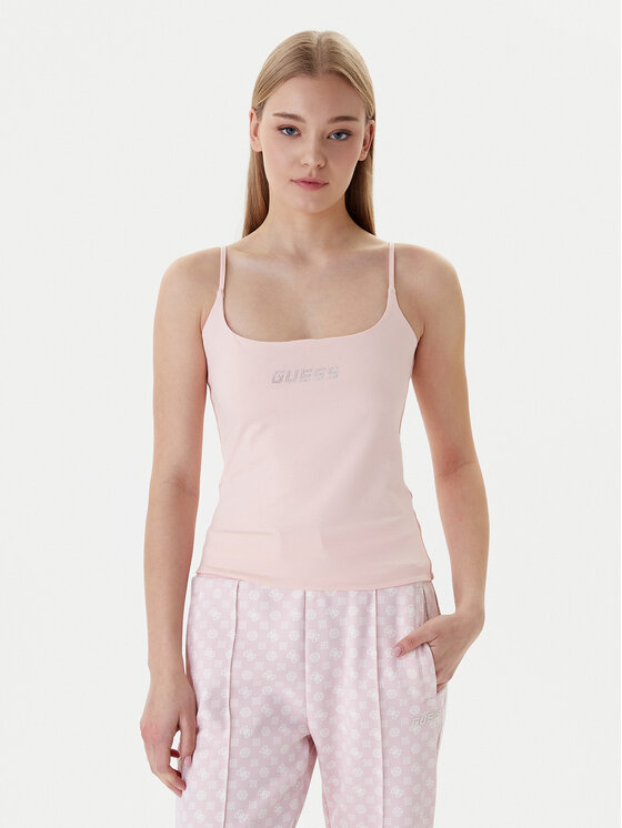 Guess Guess Top V5GP22 J1314 Naranja Slim Fit
