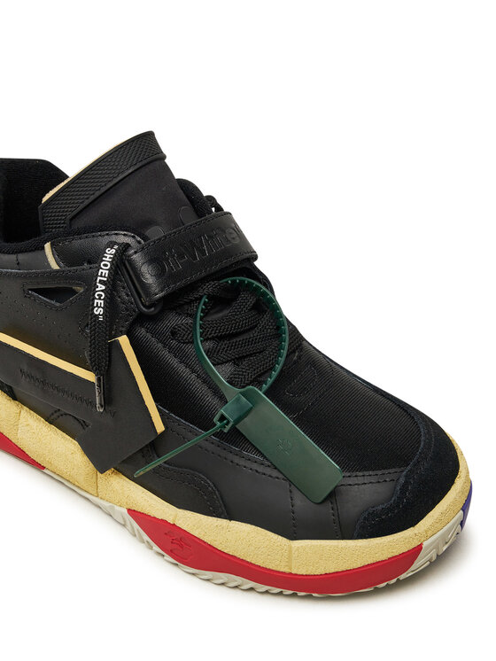 Off-White Superge Off-White OMIA260S23LEA Črna