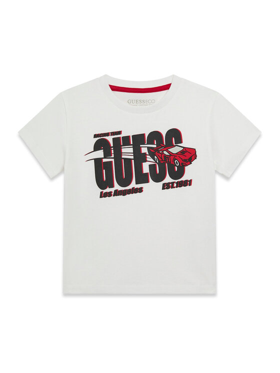 Guess Guess Camiseta N6RI00 K8HM4 Blanco Regular Fit