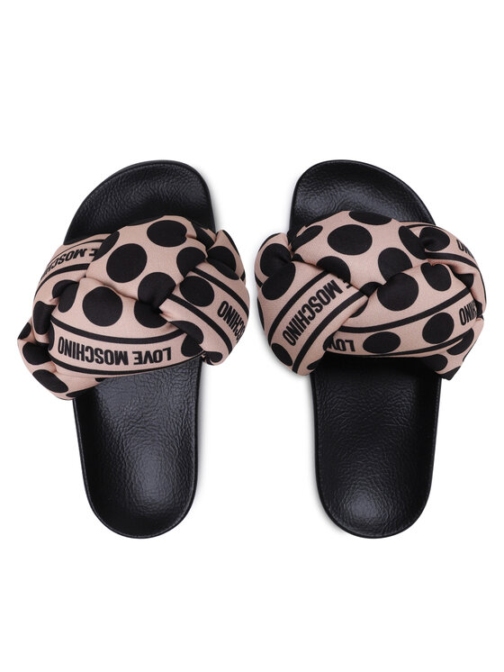 LOVE MOSCHINO Natikači LOVE MOSCHINO JA28272G0GIW010B Rjava