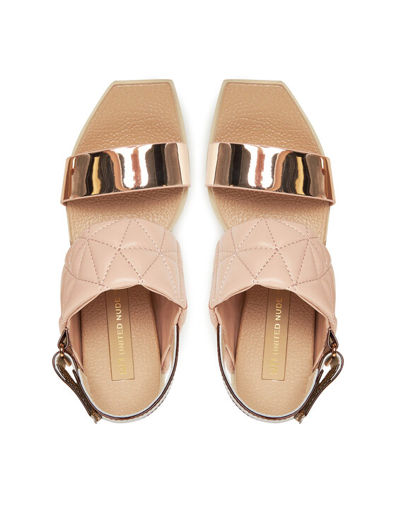 United Nude Sandali United Nude Delta Wedge Puffy 10902861188 Bež