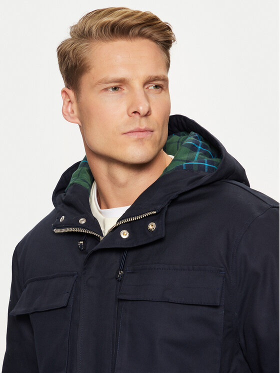 Hunter Hunter Зимова куртка HARM0002242 Cиній Regular Fit