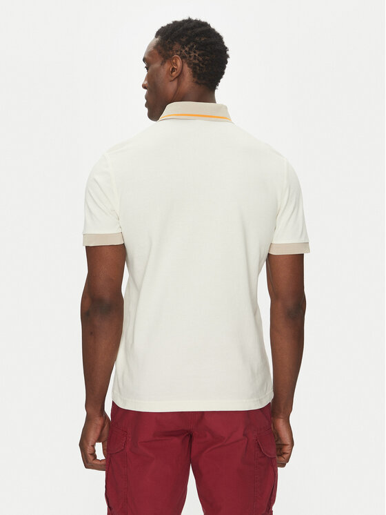 Napapijri Napapijri Polo E-Zeri NP0A4ID4 Εκρού Regular Fit