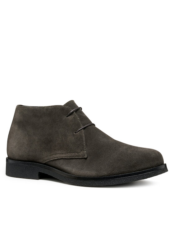 Geox Gležnjarji Geox Uomo Claudio U0458A 00022 C1115 Siva