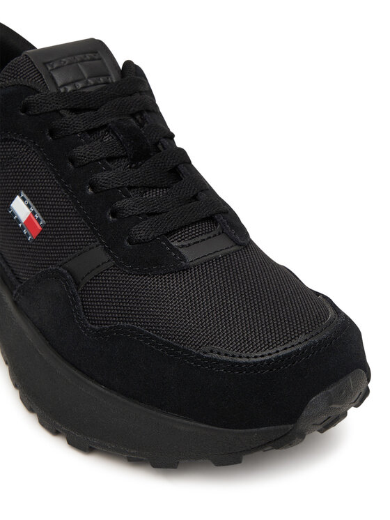 Tommy Jeans Сникърси Tommy Jeans Modern Runner Mix EN0EN03100 Черен