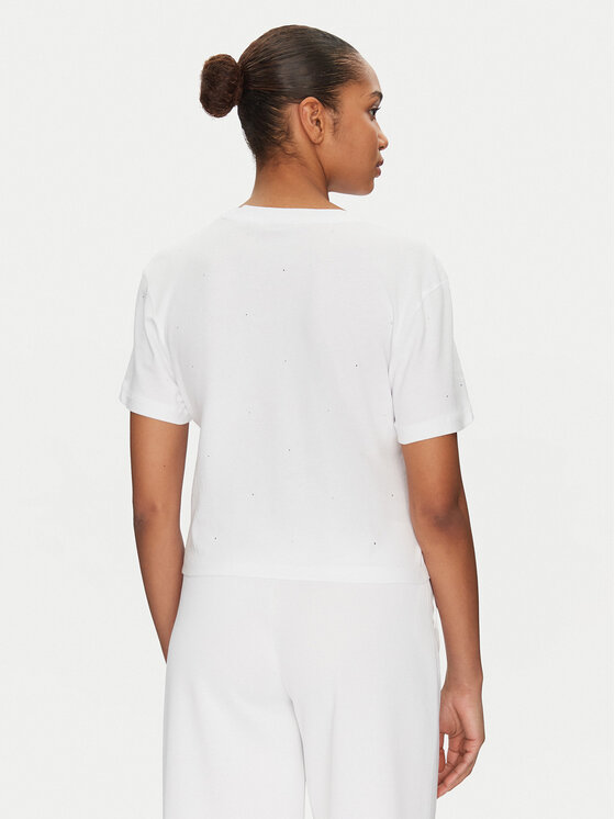Guess Guess Футболка V5GI00 I3Z14 Білий Boxy Fit