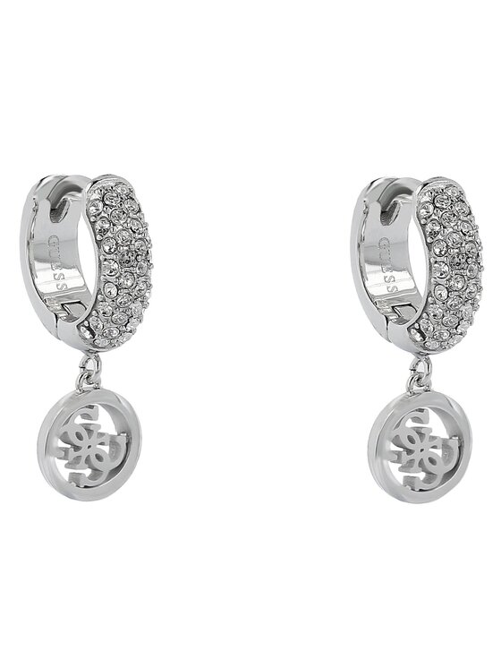 Guess Σκουλαρίκια Guess JUBE03 301JW Ασημί