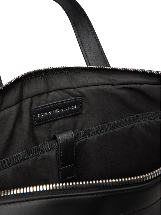 Tommy Hilfiger Brašna na notebook Tommy Hilfiger Th Woven Computer Bag AM0AM13660 Černá