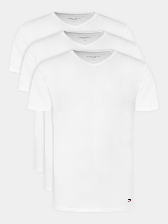 Tommy Hilfiger Tommy Hilfiger Komplet t-shirt majic﻿ UM0UM03137 Bela Regular Fit