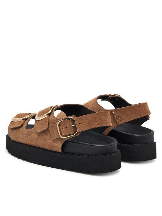 Scholl Босоніжки Scholl Blake 2 Straps F00776 Коричневий