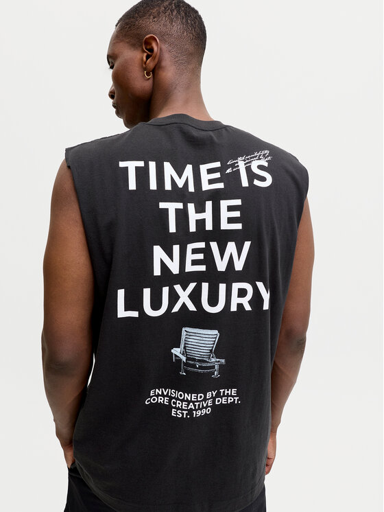 Jack & Jones Jack & Jones Camiseta sin mangas Eterna 12295670 Negro Loose Fit