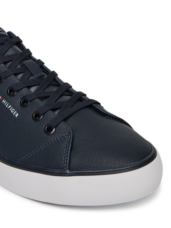 Tommy Hilfiger Sneakersy Tommy Hilfiger Hi Vulc Core Low Lth Ii Ess FM0FM05511 Tmavomodrá