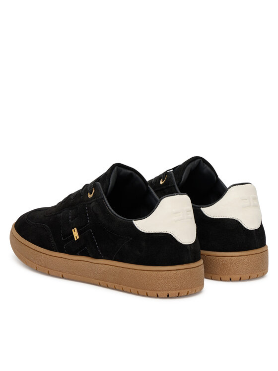 Elisabetta Franchi Снікерcи Elisabetta Franchi Low Cut Lace Up F4A9-E0340-0071 D Чорний