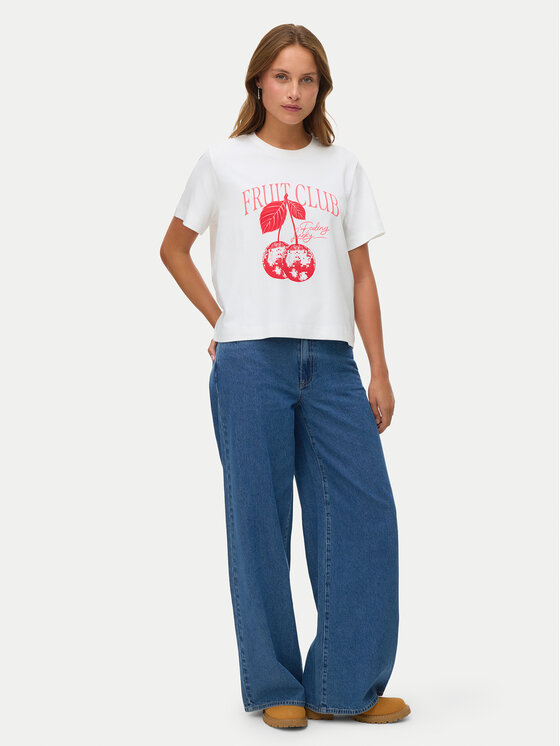 Vero Moda Vero Moda Camiseta Yma 10338503 Blanco Regular Fit