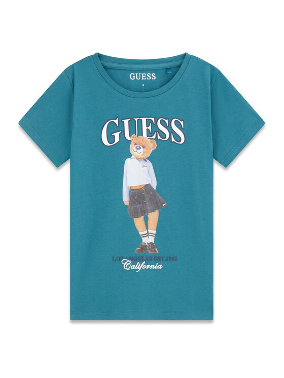 Guess Guess Camiseta J6YI08 K3710 Verde Regular Fit