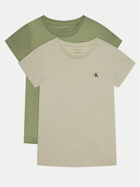 Calvin Klein Jeans Calvin Klein Jeans Set di t-shirt IG0IG01258 Cachi Slim Fit