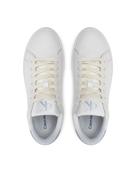 Calvin Klein Jeans Laisvalaikio batai Calvin Klein Jeans Bold Flatf Low Mix Ohb YW0YW01632 Balta