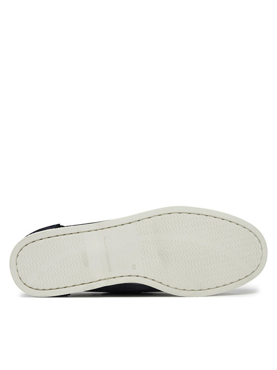 Tommy Hilfiger Félcipő Tommy Hilfiger Th Boat Shoe Core Suede FM0FM05387 Sötétkék