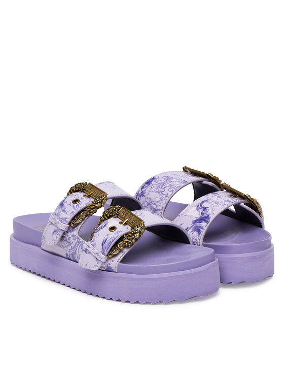 Versace Jeans Couture Шльопанці Versace Jeans Couture 80VA3SM1 ZS366 338 Фіолетовий