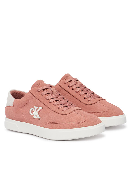 Calvin Klein Sneakers Calvin Klein Low Pro Cups Wt Suede Mg HW0HW03144 Rosa