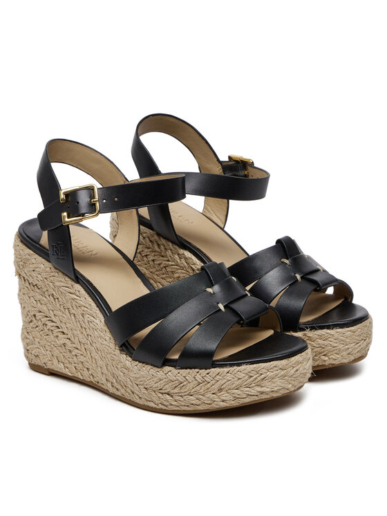 LAUREN RALPH LAUREN Espadrile LAUREN RALPH LAUREN Soffia 802953961002 Negru