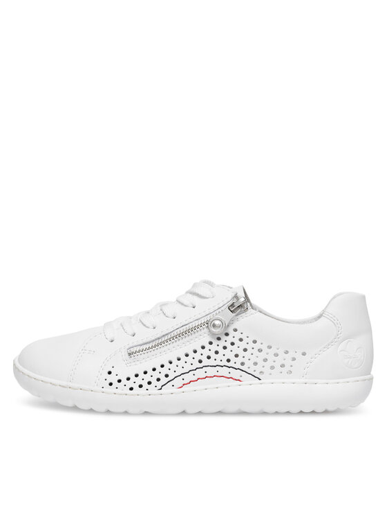 Rieker Sneakersy Rieker 52824-80 Biały