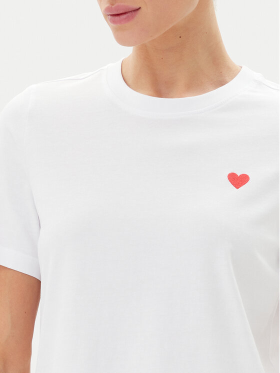 Vero Moda Vero Moda Marškinėliai Paulina 10316991 Balta Regular Fit