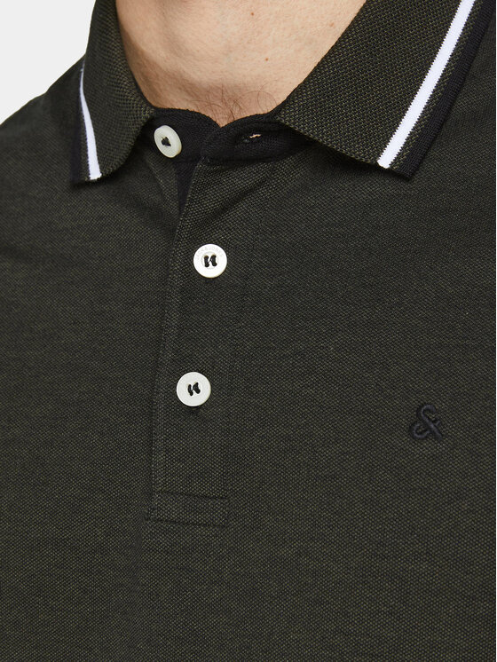 Jack & Jones Jack & Jones Galléros póló szett Paulos 12191216 Színes Slim Fit
