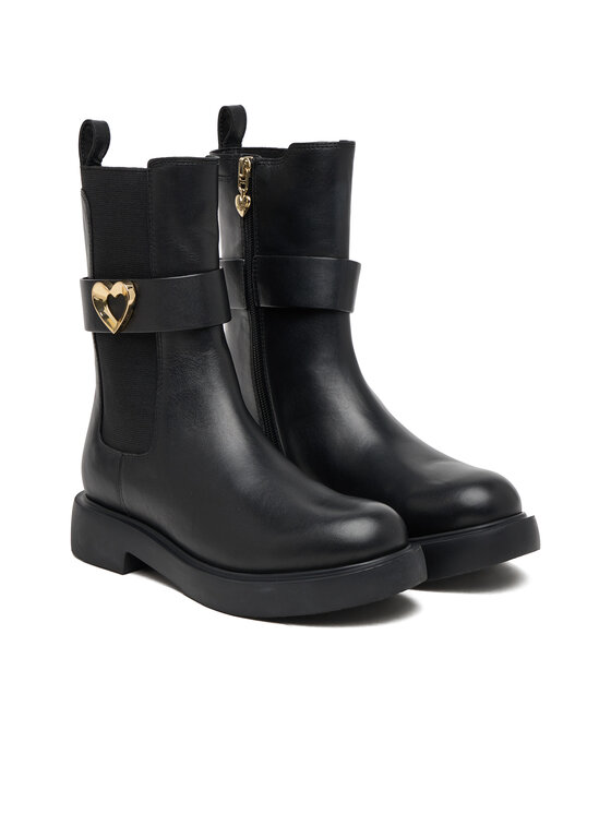 LOVE MOSCHINO Īsie zābaki LOVE MOSCHINO JA24044G0NIA0000 Melns