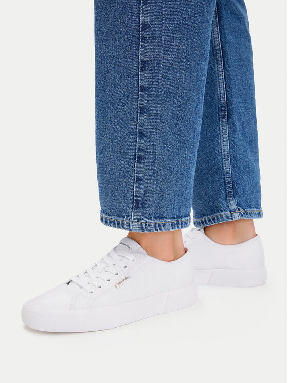 Calvin Klein Trampki Calvin Klein Vulc HW0HW02975 Biały