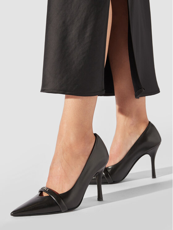Furla Pantofi cu toc subțire Furla Core YG59FCD-X30000-O6000-1007 Negru