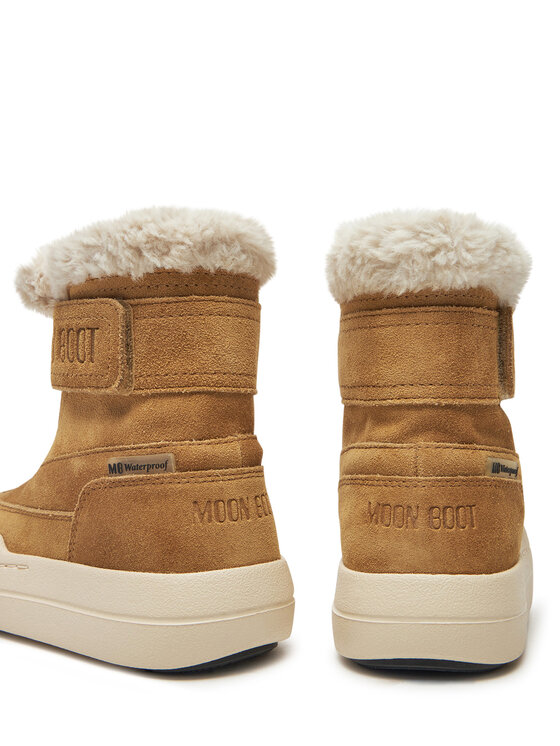 Moon Boot Čizme za snijeg Moon Boot Junior Park Dtrap Boot Suede 80D3440040 Smeđa