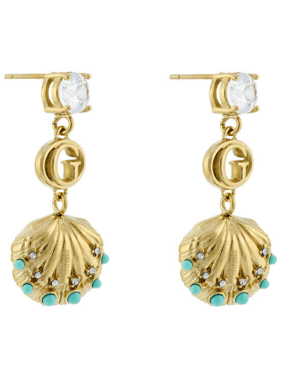 Guess Auskarai Guess JUBE05 124JW Auksinė