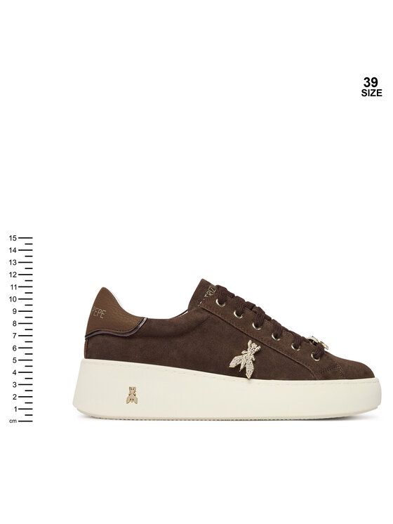 Patrizia Pepe Sneakersy Patrizia Pepe PJ418.24 Brązowy ciemny