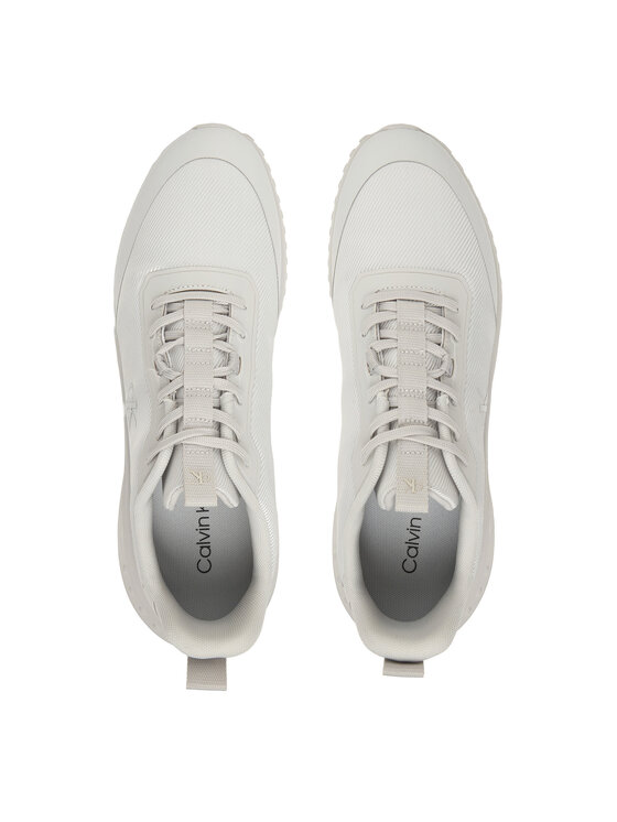 Calvin Klein Sneakersy Calvin Klein Eva Runner Lace Up Mat Mix YM0YM01442 Šedá