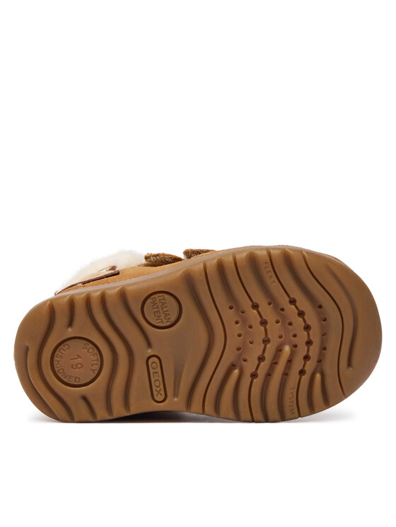 Geox Kotníková obuv Geox B Macchia Girl B664PA 00022 C6627 Hnědá