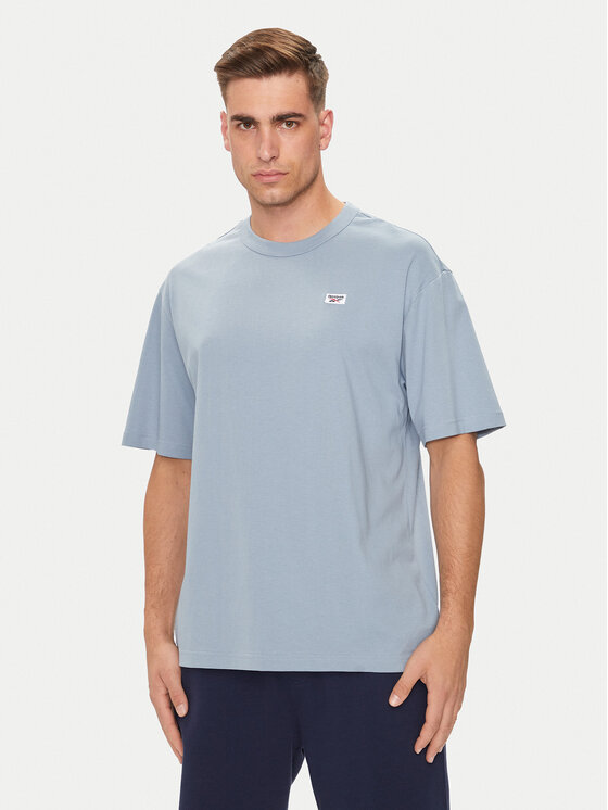 Reebok Reebok Póló Classic Court Sport 100075741 Kék Regular Fit