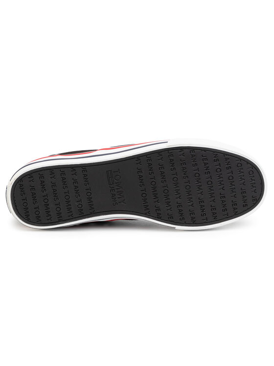 Tommy Jeans Scarpe sportive Tommy Jeans Textile Slip On EM0EM00002 Nero
