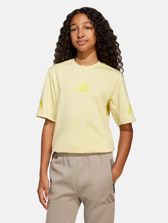 adidas adidas Футболка Z.N.E. JD0015 Жовтий Loose Fit