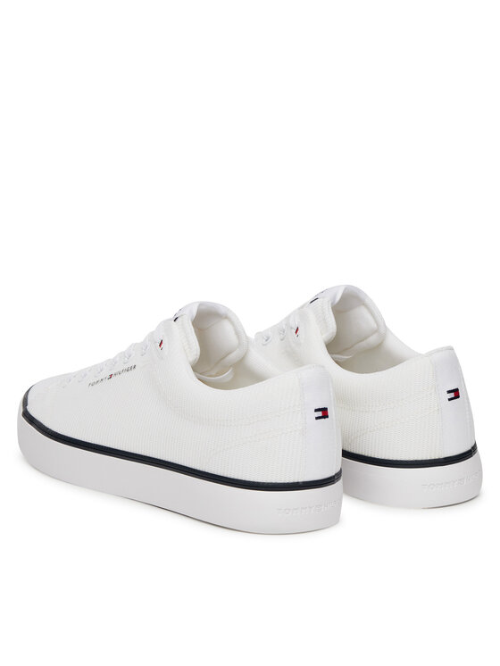 Tommy Hilfiger Tenisenes Tommy Hilfiger Hi Vulc Core Low Ii Mesh FM0FM05513 Balts