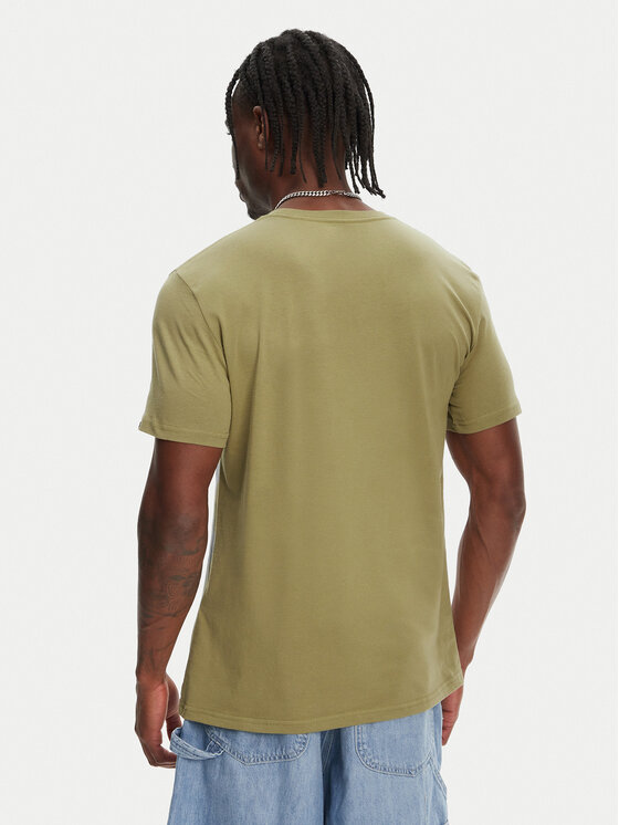 Quiksilver Quiksilver Marškinėliai Ev Three Seas Ss EQYZT08051 Chaki Regular Fit