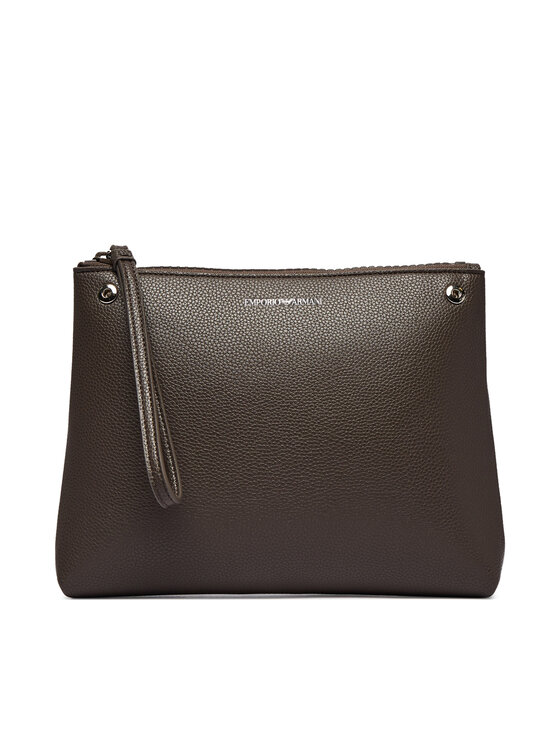 Emporio Armani Ročna torba Emporio Armani EW000360 AF12036 M6458 Rjava