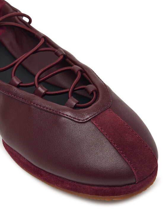 Polo Ralph Lauren Μπαλαρίνες Polo Ralph Lauren Ballerina Sneaker 804P08221003 Μπορντό
