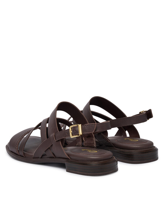 Clarks Босоніжки Clarks Ariany Strap 26185801 Коричневий