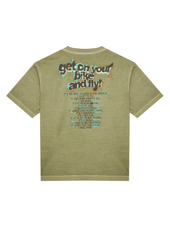 United Colors Of Benetton United Colors Of Benetton Футболка 3PCMC10N7 Зелений Regular Fit