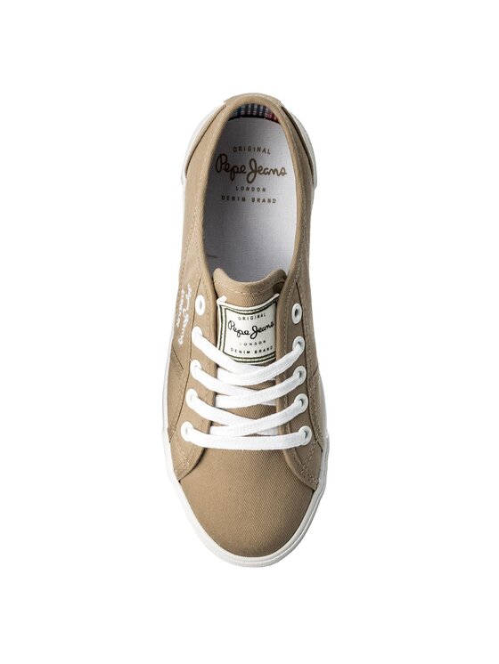 Pepe Jeans Πάνινα παπούτσια Pepe Jeans Aberlady Basic 17 PLS30500 Μπεζ